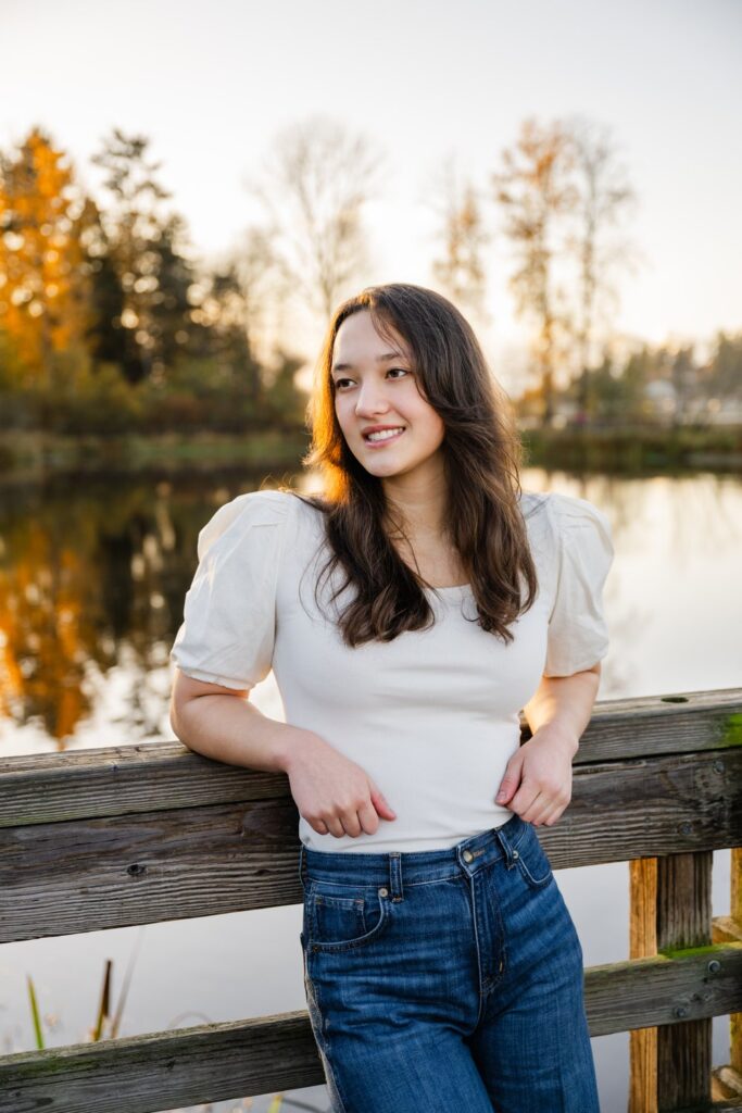 lake washington high school senior portrait