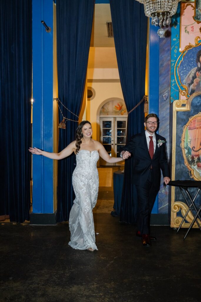 bride and groom entrance