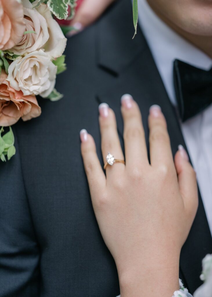 ring detail wedding