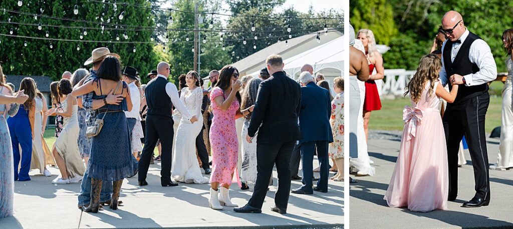 wedding reception dancing
