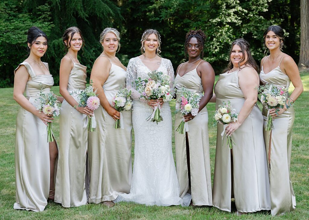 bridesmaids seattle wedding