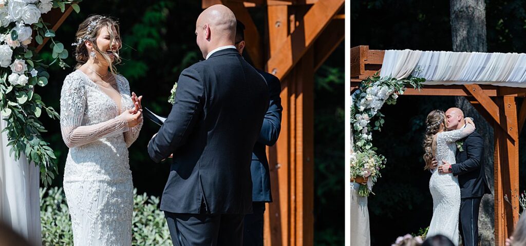 snohomish garden wedding ceremony