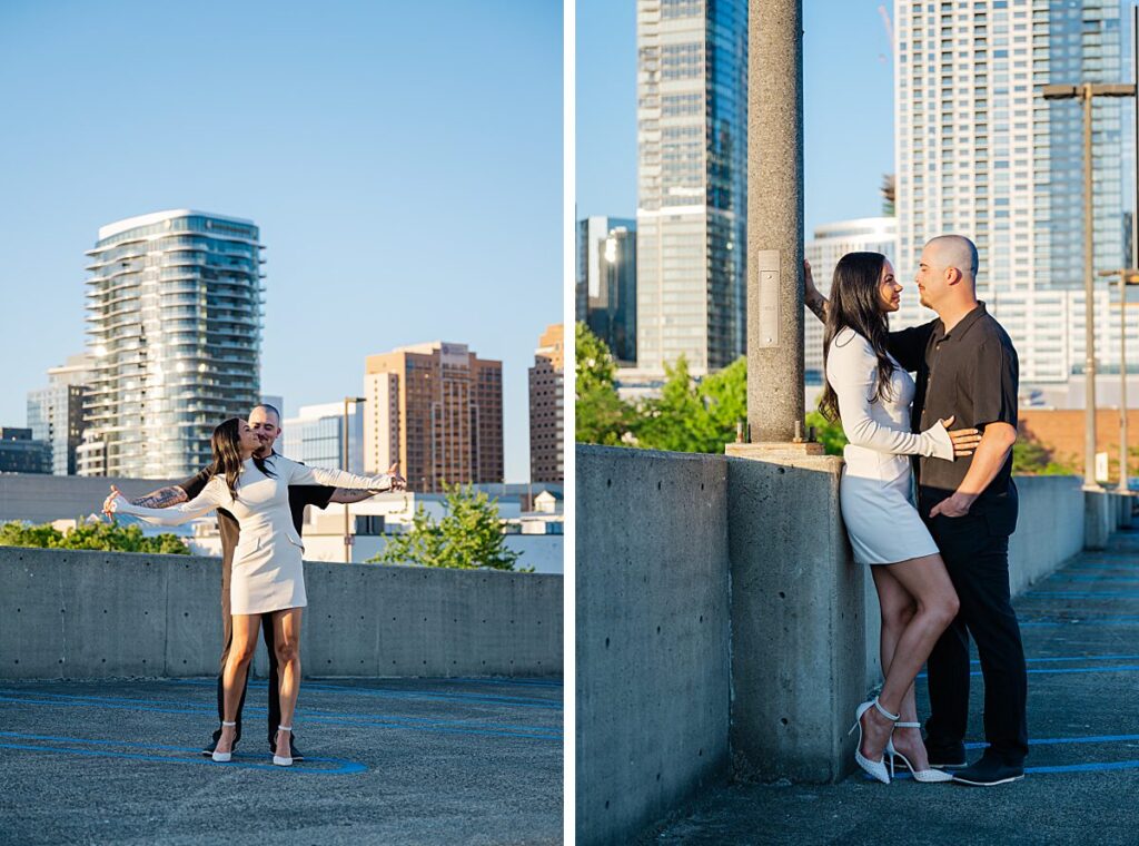 bellevue rooftop engagement