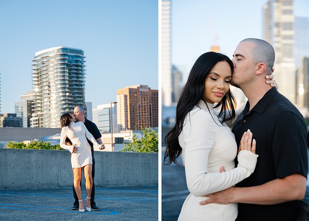 bellevue rooftop engagement