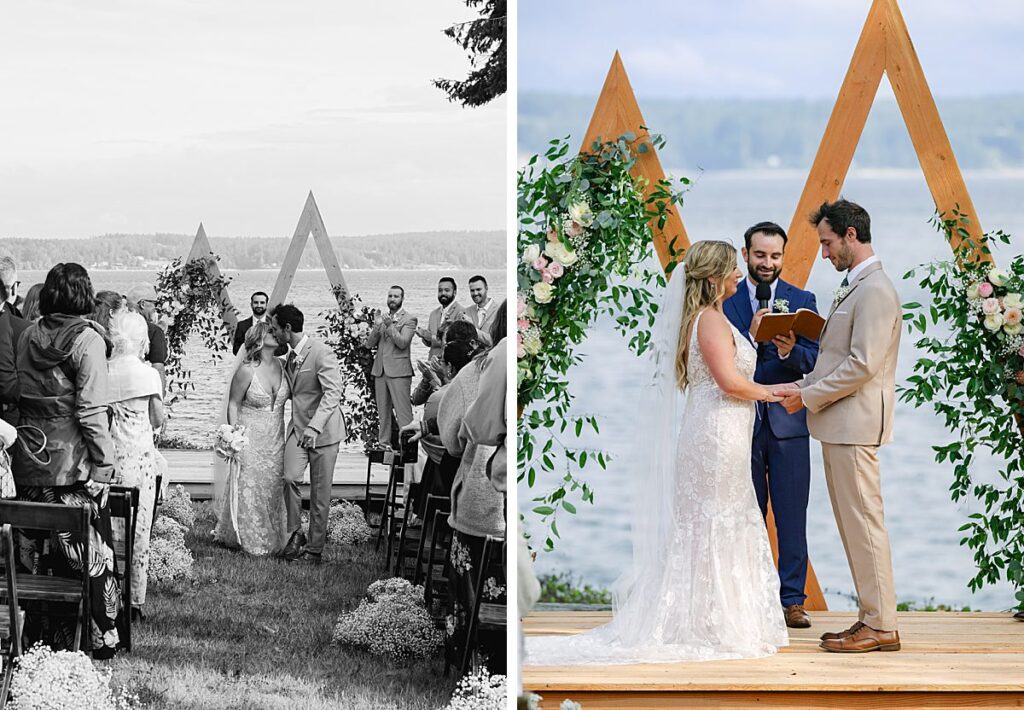 beach wedding ceremony washington