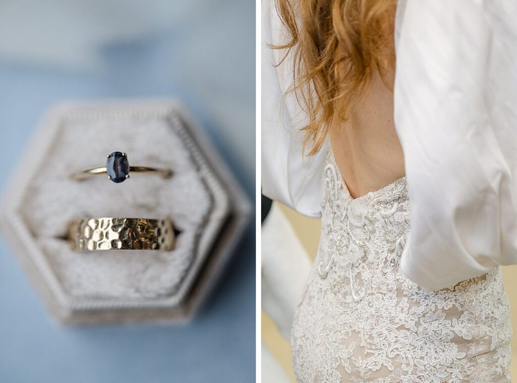 bridal details and rings