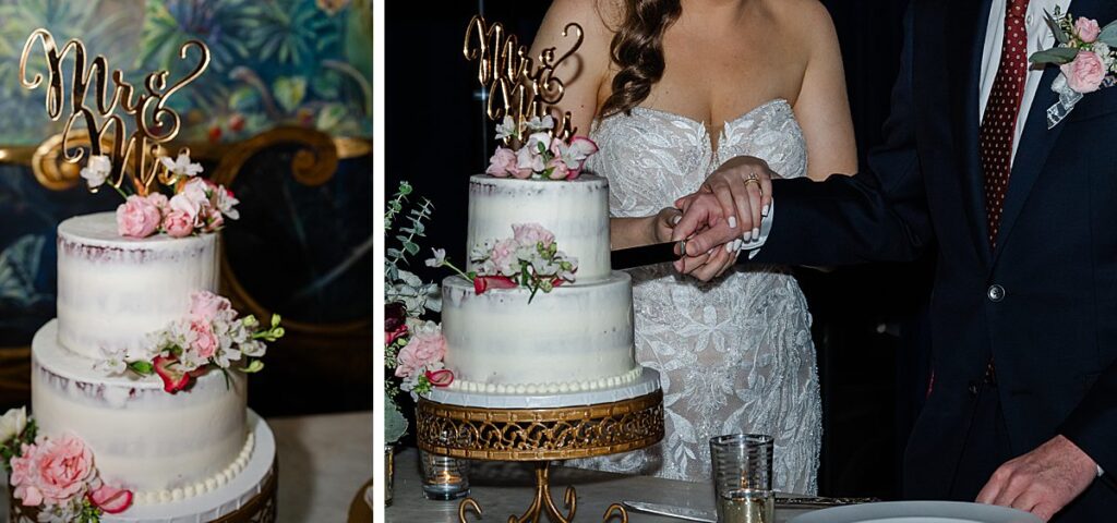 cake cutting wedding