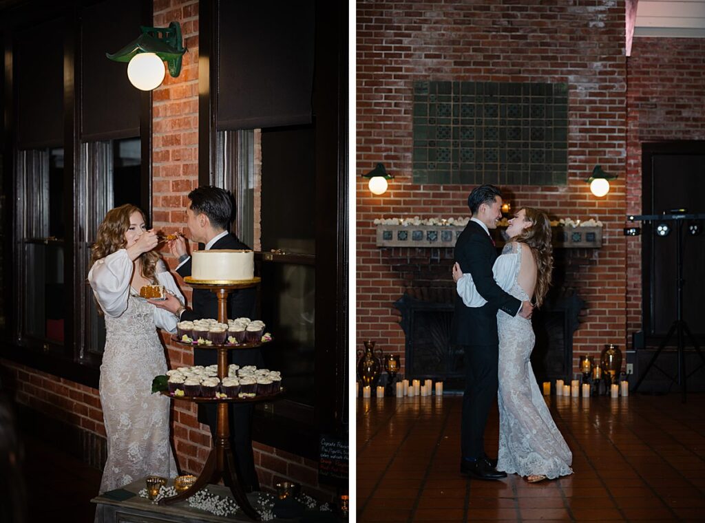 cake cutting tacoma wedding