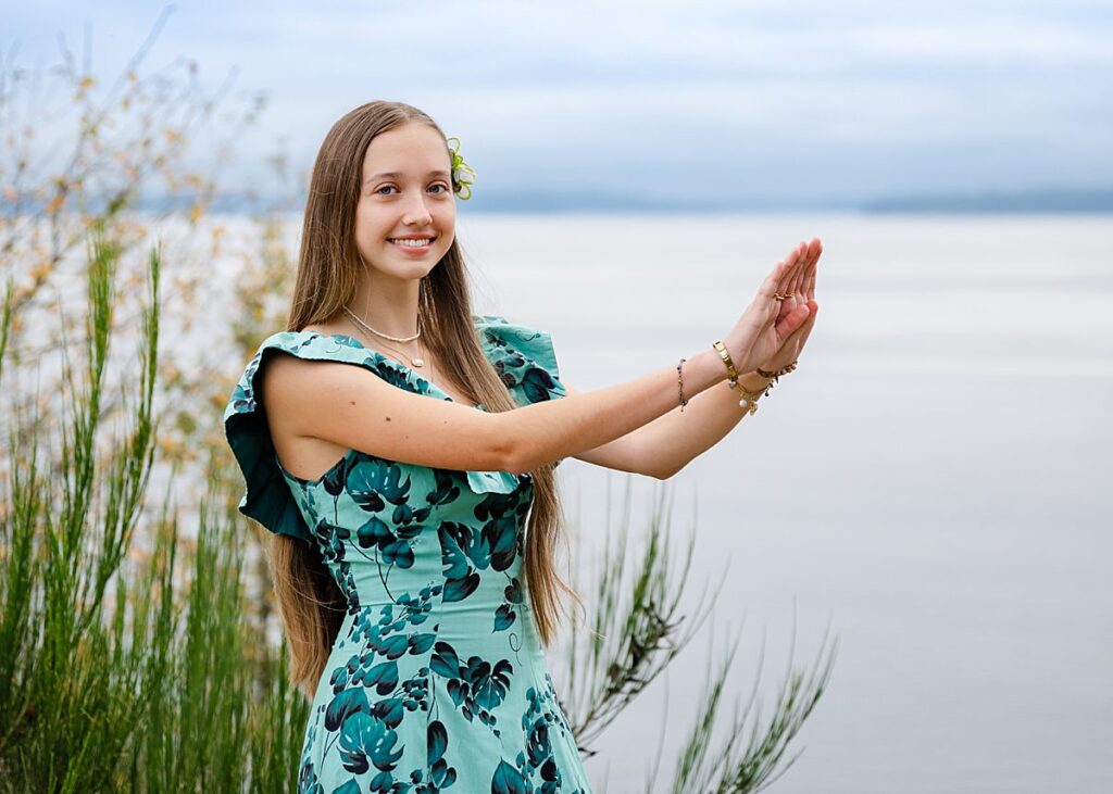 high school senior dancer hawaiian