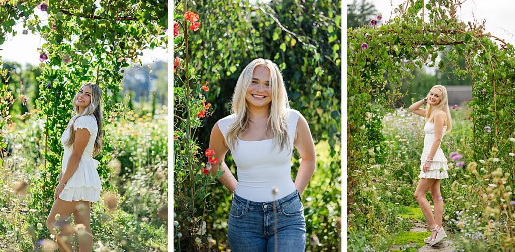 flower field high school senior