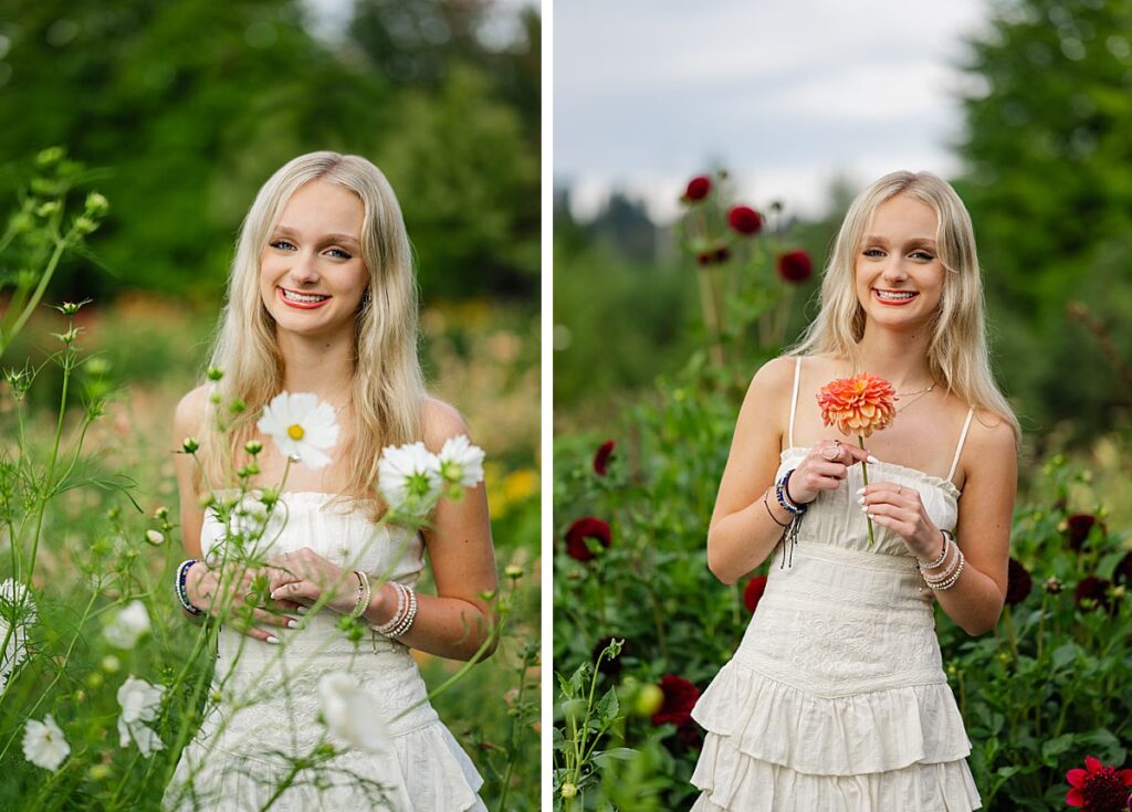 flower field high school senior