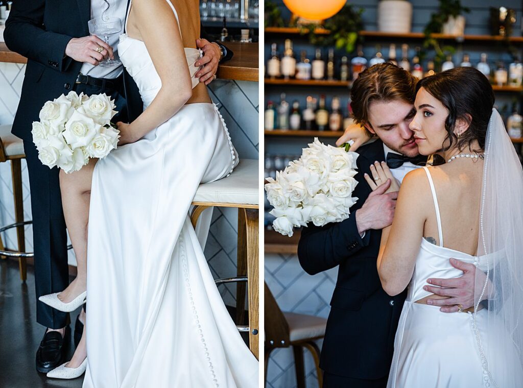 wedding bride and groom