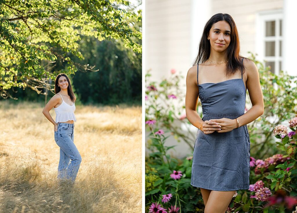 park senior portrait girl