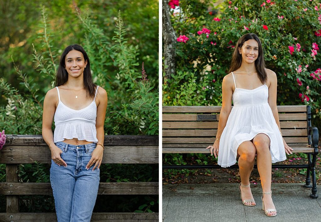 garden senior portraits