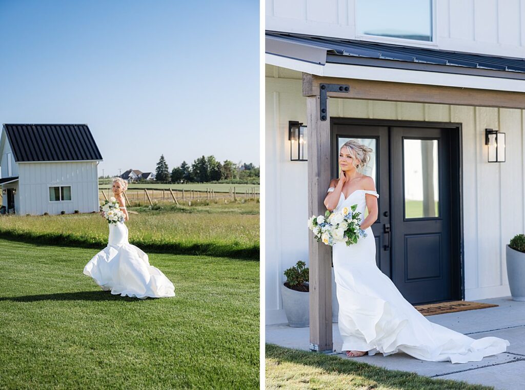 spring farmhouse bride