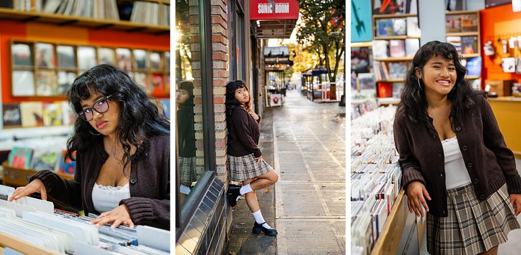 high school senior record store