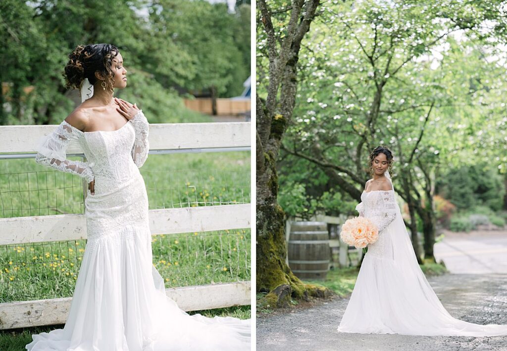 bridal gown