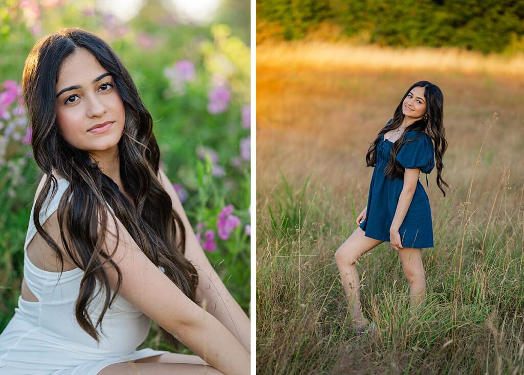 issaquah high school senior girl at seattle senior portrait session