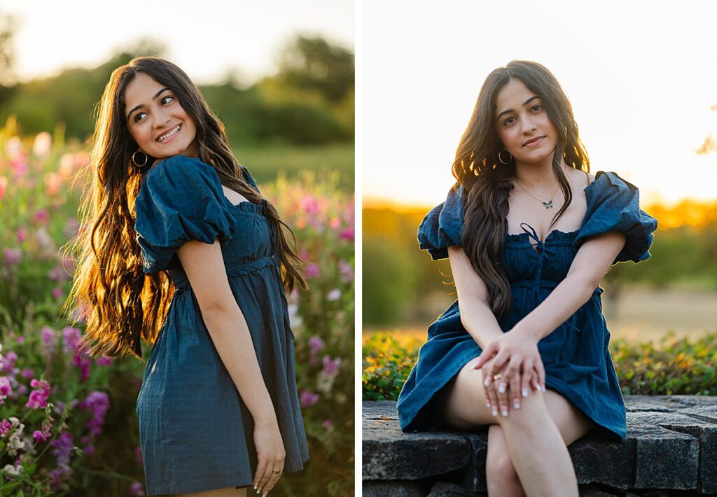 issaquah high school senior jewel blue short dress summer