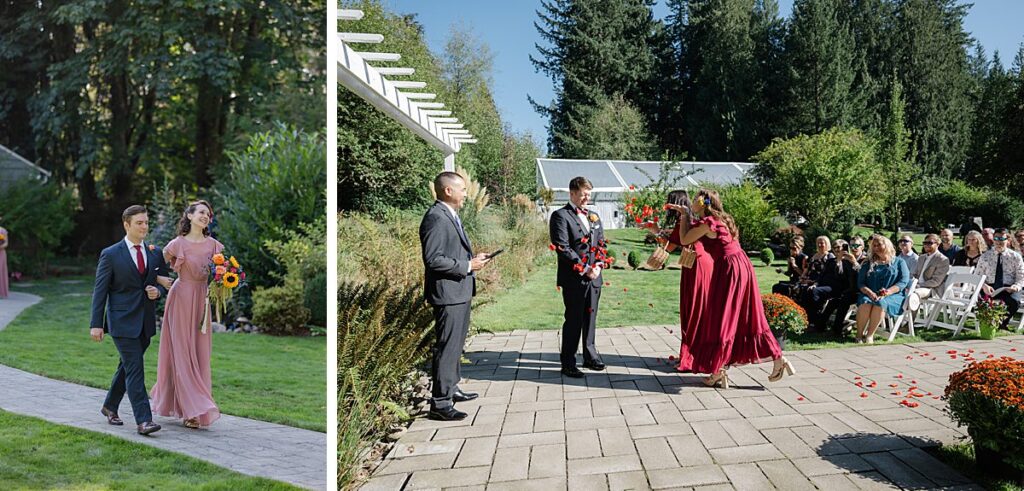 outdoor wedding venue summer pacific northwest