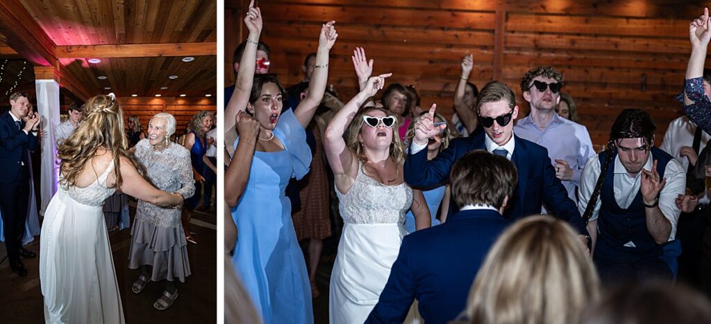 Trinity Tree Farm barn wedding venue in Issaquah, Washington reception dancing 