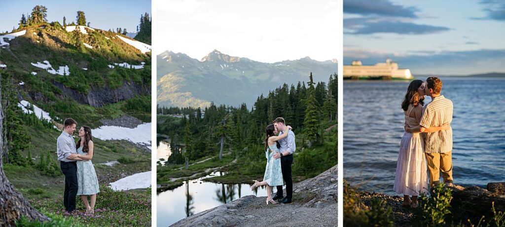 pacific northwest adventure destination engagement sessions