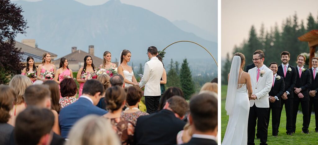 The Club at Snoqualmie Ridge wedding venue golf course ceremony