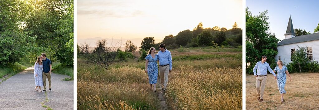 walking poses for engagement couples parks