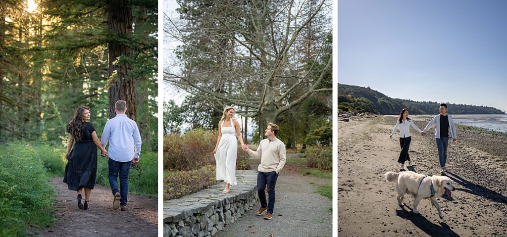 walking pose engagement couples