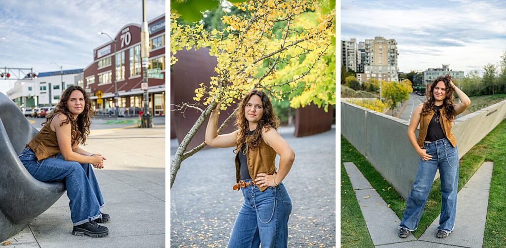 Seattle urban photoshoot with senior girl