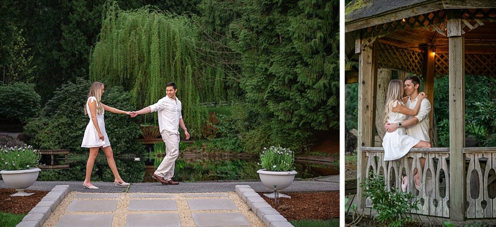 woodinville wine country engagement