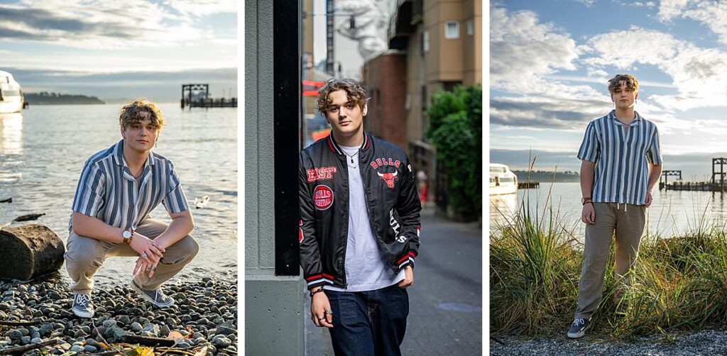 seattle waterfront high school senior boy