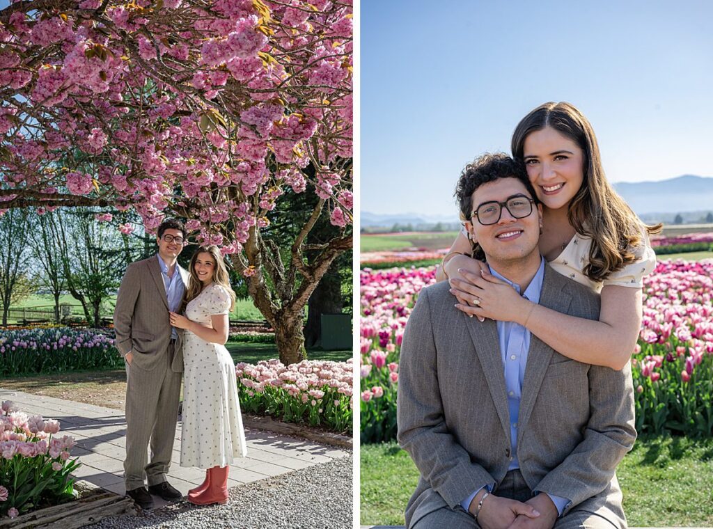 spring proposal skagit valley washington tulip festival