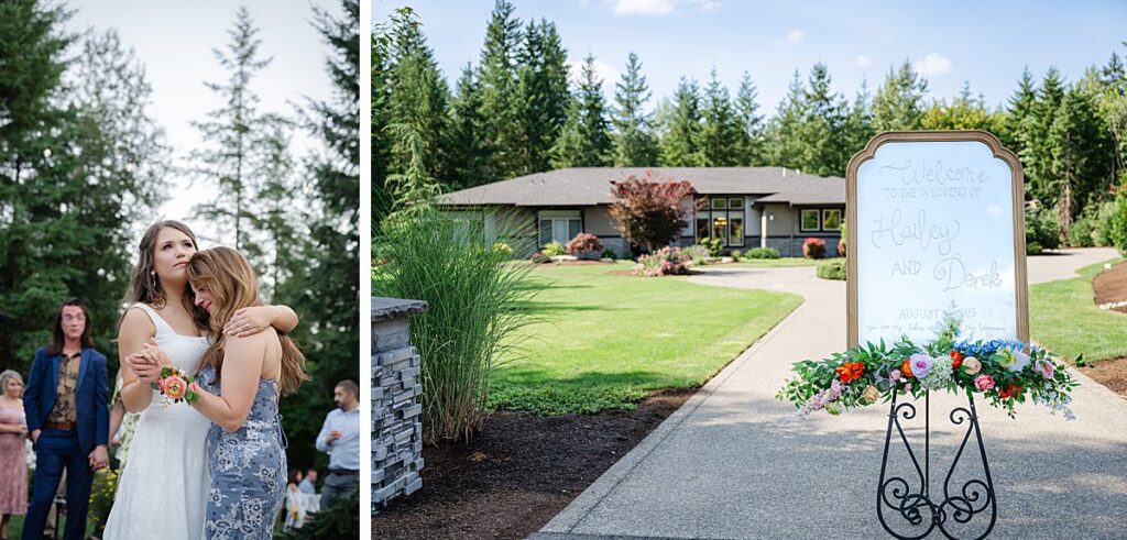 backyard wedding ceremony washington