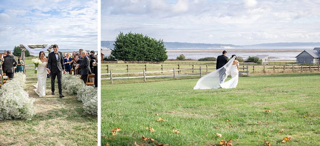 whidbey island wedding couple