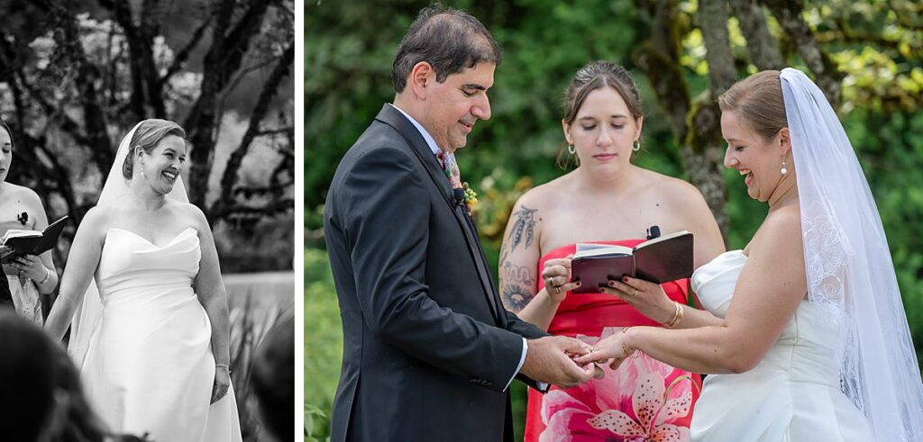 uw center for urban horticulture wedding outdoor ceremony