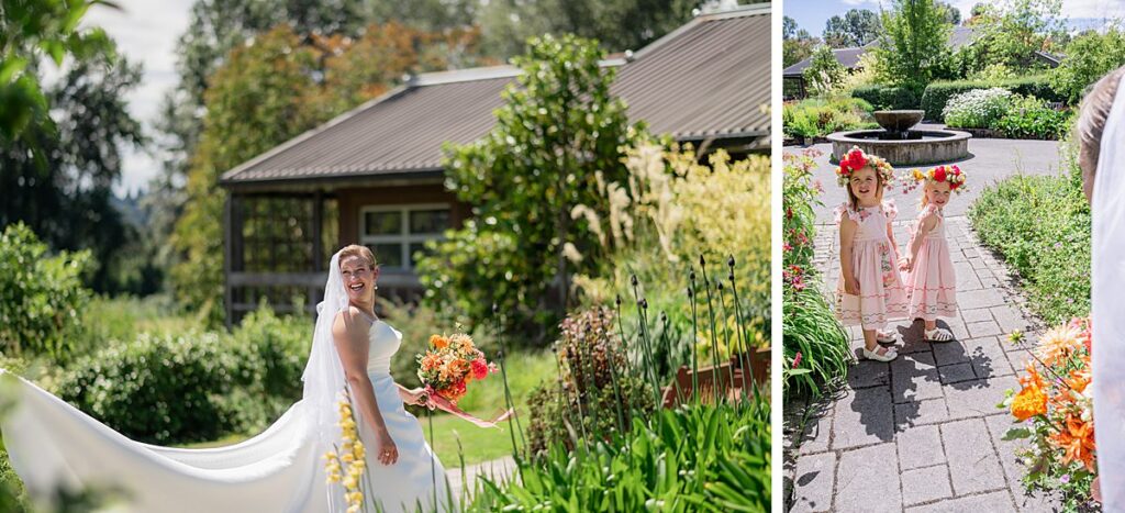 uw center for urban horticulture bride and flower girls