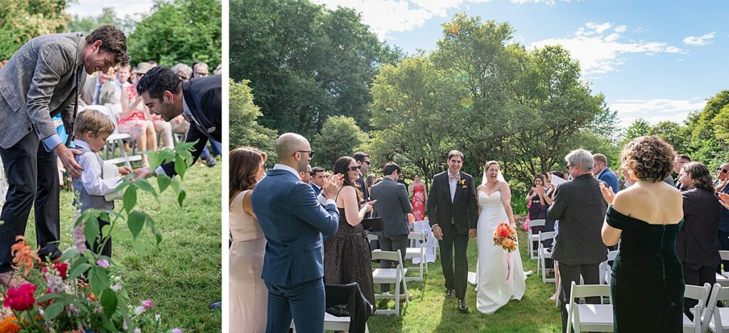 uw center for urban horticulture wedding ceremony outdoors
